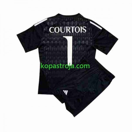 Billiga Fotbollströjor Real Madrid Thibaut Courtois 1 Målvakt Barn Borta tröja 2023/24 Kortärmad